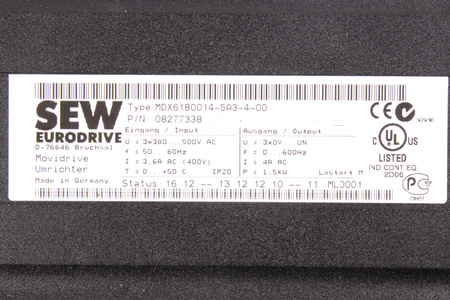 MDX61B0014-5A3-4-00 SEW EURODRIVE