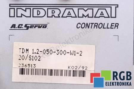 TDM1.2-050-300-W1-220/S102 INDRAMAT AC SERVO CONTROLLER