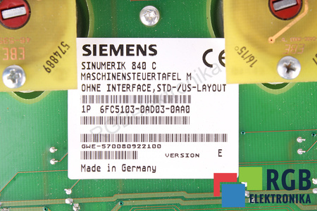 6FC5103-0AD03-0AA0 SIEMENS VERSION D SINUMERIK 840C/840CE KLÁVESNICE