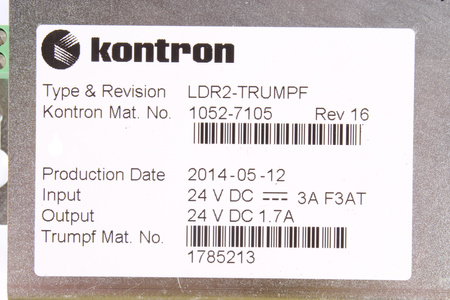 LDR2-TRUMPF KONTRON 1052-7105