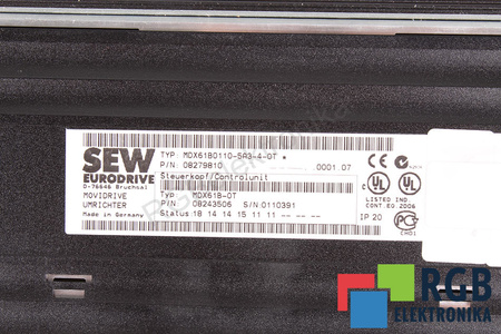 MDX61B0110-5A3-4-0T SEW EURODRIVE 08279810 MDX60A110-5A34-00 08226857 BEZ KRYTU