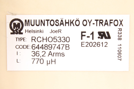 RCHO5330 MUUNTOSAHKO OY 770UH TLUMIVKA
