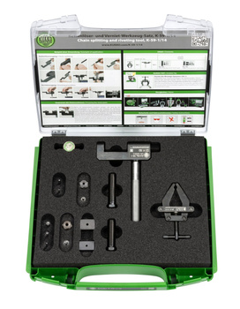 SADA NAPÍNÁKŮ ŘETĚZU S ROZSAHEM UPNUTÍ 9-46 MM K-59-1/14 KUKKO