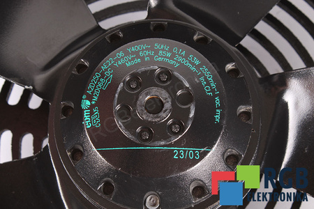 A2D250-AE22-06 EMB-PAPST 400V, 0.1A VENTILÁTOR