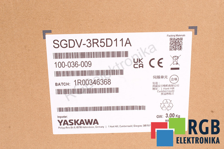 SGDV-3R5D11A YASKAWA SERVOPACK SIGMA V