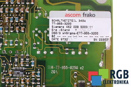77-955-3200 ASCOM 4620085003.11 NA NÁHRADNÍ DÍLY