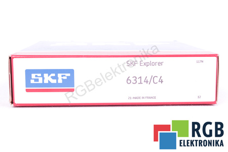 6314/C4 SKF 9500RPM, 6300RPM, 70X150X35 111KN, 68KN LOŽISKO