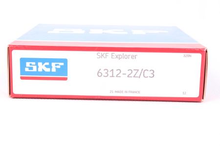 6312-2Z/C3 SKF 60X130X31 11000RPM, 5600RPM, 85.2KN, 52KN LOŽISKO
