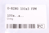 100X3 FPM ORING TĚSNICÍ KROUŽEK