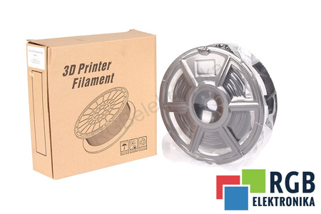 1,75MM PETG FILAMENT 0.5KG BLACK FLASHFORGE VNĚJŠÍ ROZMĚR CÍVKY 180MM, VNITŘNÍ ROZMĚR CÍVKY 50MM, ŠÍŘKA CÍVKY 45MM