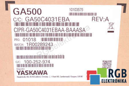 CIPR-GA50C4031EBAA-BAAASA YASKAWA GA500