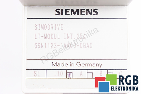 6SN1123-1AA00-0BA0 SIEMENS VERSION A SIMODRIVE 611 LT-MODUL INT.25A