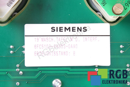 6FC5103-0AD03-0AA0 SIEMENS VER.B SINUMERIK 840C/840CE KLÁVESNICE