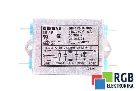 B84112-B-B60 SIEMENS SIFI B FILTR