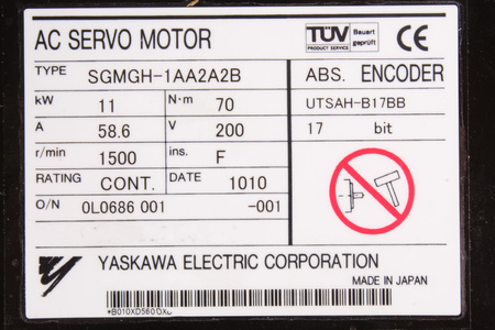 SGMGH-1AA2A2B YASKAWA