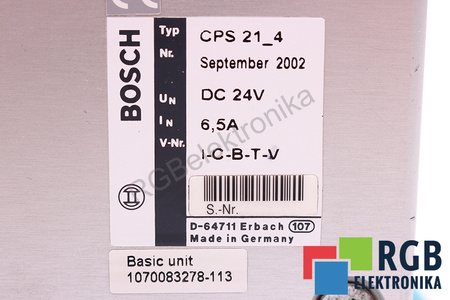 CPS21 BOSCH CPS21-4 1070083278-113