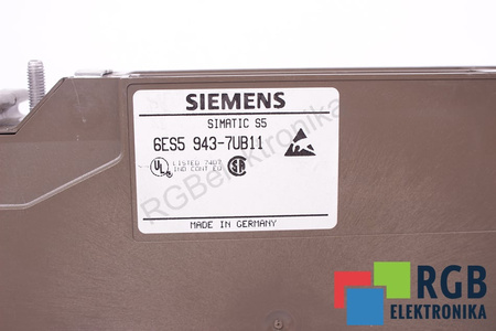 6ES5943-7UB11 SIEMENS SIMATIC S5 CPU 943