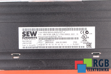 MDX61B0040-5A3-4-0T SEW EURODRIVE MOVIDRIVE 08243506 MDX60A0040-5A3-4-00 08227209