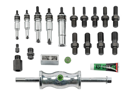 SADA KLADIV SE ZPĚTNÝM RÁZEM Ø 12-40 MM 28-B KUKKO