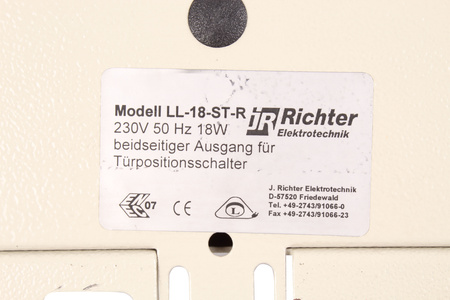LL-18-ST-R RICHTER ELEKTROTECHNIK LAMPA
