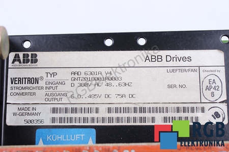 AAD6301AV4 ABB GNT2018001R0003