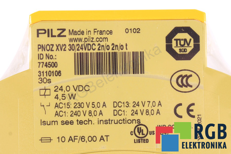PNOZ XV2 PILZ 774500 BEZPEČNOSTNÍ RELÉ