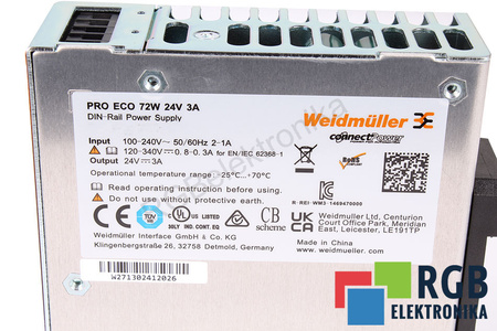 1469470000 WEIDMULLER PRO ECO