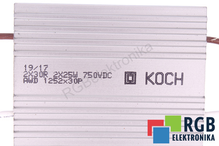 REZISTOR AWD1252X3 KOCH 2X30R 2X25W 750V