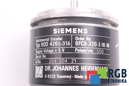 ROD426.B.016 HEIDENHAIN ID.NR.254204-21 6FC9-320-3HS ENKODÉR