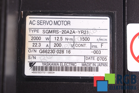SGMRS-20A2A-YR21 YASKAWA