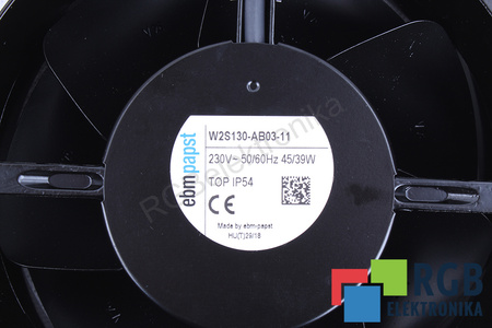 W2S130-AB03-11 EBM PAPST 172X150X55MM, 230V VENTILÁTOR