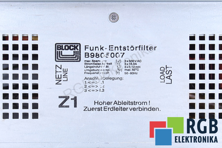 B9805007 BLOCK