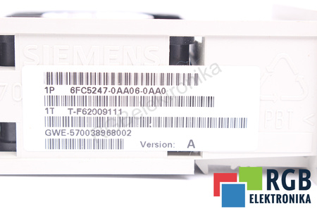 6FC5247-0AA06-0AA0 SIEMENS 109P0424H316 VENTILÁTOR + BATERIE