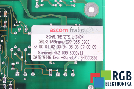 WV9RGPA-E77-955-3200 ASCOM 4620085003.11 NA NÁHRADNÍ DÍLY