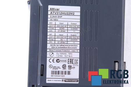ATV312HU22M2 SCHNEIDER ELECTRIC KRYT