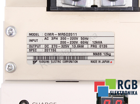 CIMR-MR5D2011 YASKAWA VS-656 MR5 SERVOPACK