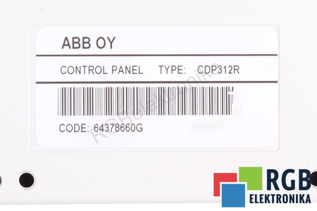 CDP312R ABB OVLÁDACÍ A ŘÍDICÍ PANEL