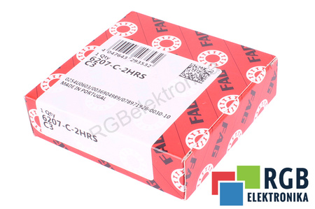 6207-C-2HRS-C3 FAG 8600RPM, 35X72X17, 29.5KN, 15.4KN LOŽISKO