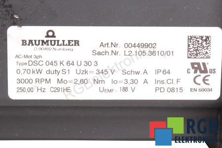 DSC045K64U303 BAUMÜLLER 0.7KW