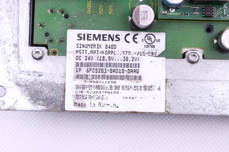 6FC5203-0AD10-0AA0 SIEMENS VERSION K SINUMERIK FM-NC/810D/DE/840D/DE KLÁVESNICE
