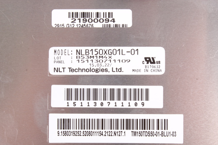 NLB150XG01L-01 NLT TECHNOLOGIES LCD DISPLEJ