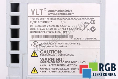 FC-302P1K5T5E DANFOSS 131B0037
