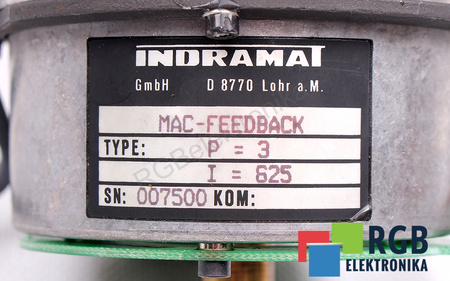 MAC-FEEDBACK INDRAMAT P=3 I=625 MĚŘICÍ OBVOD