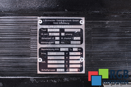 HLBX25E SCHNEIDER ELECTRIC 380V, 6660V TRANSFORMÁTOR
