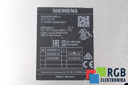 6FC5371-0AA30-0AA1 SIEMENS SINUMERIK 840D