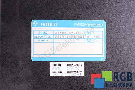 AS-B808-016 GOULD 230V 16PT OUTPUT MOD