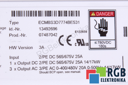 ECMBS3D7774BE531 KUKA PŘEDNÍ KRYT