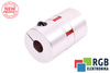 YH10-46-16-16-70 D=46MM D1= D2=16MM L=70MM ALUMINIUM ELASTICKÁ KOLÍKOVÁ SPOJKA