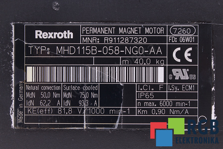 MHD115B-058-NG0-AA BOSCH REXROTH R911287320