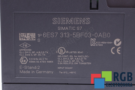 6ES7313-5BF03-0AB0 SIEMENS SIMATIC S7-300